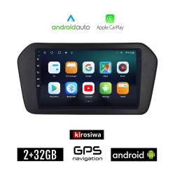 KIROSIWA SUZUKI VITARA (μετά το 2022) Android οθόνη αυτοκίνητου 2GB με GPS WI-FI (ηχοσύστημα αφής 9" ιντσών Android Auto Apple Carplay Youtube Playstore MP3 USB Radio Bluetooth Mirrorlink εργοστασιακή, 4x60W, AUX)
