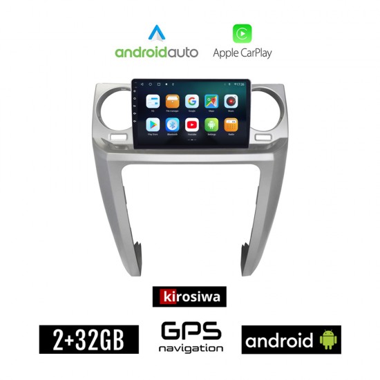 KIROSIWA LAND ROVER DISCOVERY 3 (2004-2009) Android οθόνη αυτοκίνητου 2GB με GPS WI-FI (ηχοσύστημα αφής 9 ιντσών Android Auto Apple Carplay Youtube Playstore MP3 USB Radio Bluetooth Mirrorlink εργοστασιακή, 4x60W, AUX)