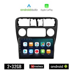 KIROSIWA HONDA ACCORD COUPE (1998-2004) Android οθόνη αυτοκίνητου 2GB με GPS WI-FI (ηχοσύστημα αφής 9" ιντσών OEM Android Auto Apple Carplay Youtube Playstore MP3 USB Radio Bluetooth Mirrorlink εργοστασιακή, 4x60W, AUX)