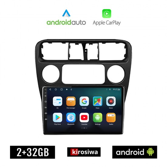 KIROSIWA HONDA ACCORD COUPE (1998-2004) Android οθόνη αυτοκίνητου 2GB με GPS WI-FI (ηχοσύστημα αφής 9 ιντσών OEM Android Auto Apple Carplay Youtube Playstore MP3 USB Radio Bluetooth Mirrorlink εργοστασιακή, 4x60W, AUX)