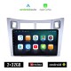 KIROSIWA TOYOTA YARIS (2006-2011) Android οθόνη αυτοκίνητου 2GB με GPS WI-FI ( TOYOTA ηχοσύστημα αφής 9 ιντσών OEM Android Auto Apple Carplay Youtube Playstore MP3 USB Radio Bluetooth Mirrorlink  εργοστασιακή, 4 x 60W, ασημί)