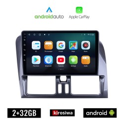 KIROSIWA VOLVO XC60 (2009 - 2017) Android οθόνη αυτοκίνητου 2GB με GPS WI-FI (ηχοσύστημα αφής 9" ιντσών OEM Android Auto Apple Carplay Youtube Playstore MP3 USB Radio Bluetooth Mirrorlink εργοστασιακή, 4x60W, AUX)
