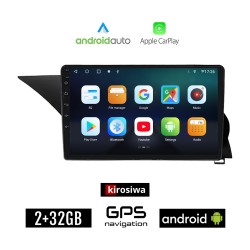 KIROSIWA MERCEDES GLK (2013 - 2017) Android οθόνη αυτοκίνητου 2GB με GPS WI-FI (ηχοσύστημα αφής 9" ιντσών Android Auto Apple Carplay Youtube Playstore MP3 USB Bluetooth εργοστασιακή, 4x60W, Benz)