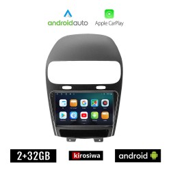 KIROSIWA FIAT FREEMONT (μετά το 2008) Android οθόνη αυτοκίνητου 2GB με GPS WI-FI (ηχοσύστημα αφής 9" ιντσών OEM Android Auto Apple Carplay Youtube Playstore MP3 USB Radio Bluetooth Mirrorlink εργοστασιακή, 4x60W, AUX)