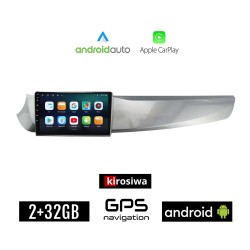 KIROSIWA ALFA ROMEO GIULIETTA (2010-2014) Android οθόνη αυτοκίνητου 2GB με GPS WI-FI (ηχοσύστημα αφής 9" ιντσών Android Auto Apple Carplay Youtube Playstore MP3 USB Radio Bluetooth Mirrorlink εργοστασιακή, 4x60W, AUX)