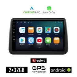KIROSIWA OPEL MERIVA (2010 - 2017) Android οθόνη αυτοκίνητου 2GB με GPS WI-FI (ηχοσύστημα αφής 9" ιντσών Android Auto Apple Carplay Youtube Playstore MP3 USB Radio Bluetooth Mirrorlink εργοστασιακή, 4x60W, AUX)