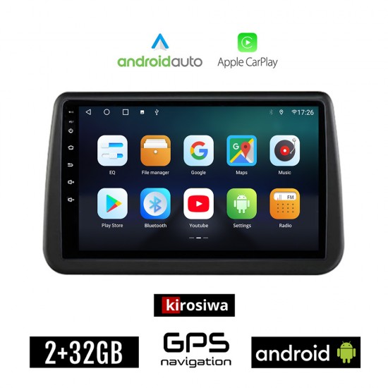 KIROSIWA OPEL MERIVA (2010 - 2017) Android οθόνη αυτοκίνητου 2GB με GPS WI-FI (ηχοσύστημα αφής 9 ιντσών Android Auto Apple Carplay Youtube Playstore MP3 USB Radio Bluetooth Mirrorlink εργοστασιακή, 4x60W, AUX)