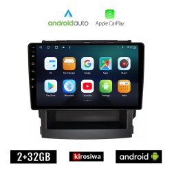 KIROSIWA SUBARU IMPREZA - FORESTER (μετά το 2019) Android οθόνη αυτοκίνητου 2GB με GPS WI-FI (ηχοσύστημα αφής 9" ιντσών OEM Android Auto Apple Carplay Youtube Playstore MP3 USB Bluetooth Mirrorlink εργοστασιακή 4x60W AUX)