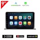KIROSIWA Android Media Station 9 ιντσών 2GB για το ταμπλό του αυτοκινήτου με Ελληνικό GPS πλοηγό και WI-FI Bluetooth USB Youtube (οθόνη αφής radio ηχοσύστημα MP3 4x60W Video OEM Android Auto Apple Carplay FM βάση tablet universal φορτηγό)