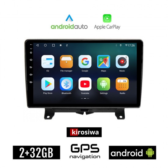 KIROSIWA LAND ROVER DISCOVERY 3 - RANGEROVER SPORT (2004-2009) Android οθόνη αυτοκίνητου 2GB με GPS WI-FI (ηχοσύστημα αφής 9 ιντσών OEM Android Auto Apple Carplay Youtube Playstore MP3 USB Radio Bluetooth Mirrorlink εργοστασιακή, 4x60W, AUX)