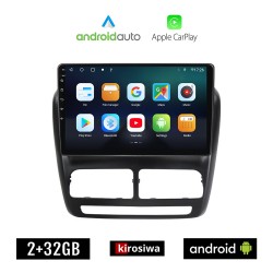 KIROSIWA OPEL COMBO (2012 - 2015) Android οθόνη αυτοκίνητου 2GB με GPS WI-FI (ηχοσύστημα αφής 10" ιντσών Android Auto Apple Carplay Youtube Playstore MP3 USB Radio Bluetooth Mirrorlink εργοστασιακή, 4x60W, AUX)