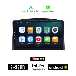 KIROSIWA JEEP GRAND CHEROKEE (2004 - 2007) Android οθόνη αυτοκίνητου 2GB με GPS WI-FI (ηχοσύστημα αφής 10" ιντσών Android Auto Apple Carplay Youtube Playstore MP3 USB Radio Bluetooth Mirrorlink εργοστασιακή, 4x60W, AUX)