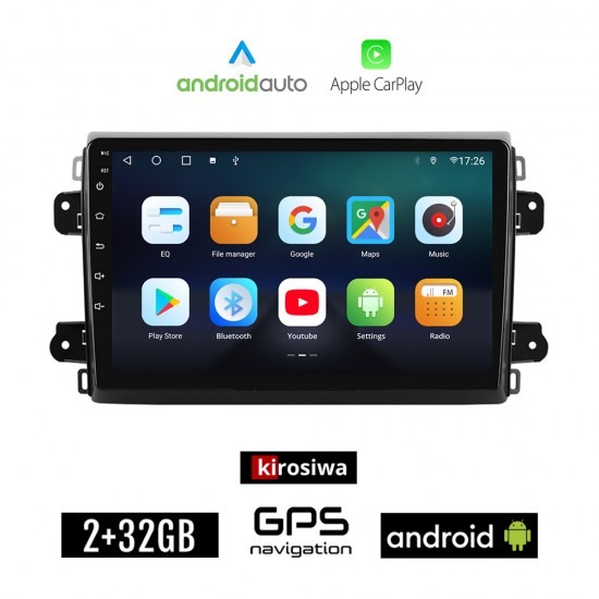 KIROSIWA FIAT DUCATO (μετά το 2021) Android οθόνη αυτοκίνητου 2GB με GPS WI-FI (ηχοσύστημα αφής 9 ιντσών Android Auto Apple Carplay Youtube Playstore MP3 USB Radio Bluetooth Mirrorlink εργοστασιακή, 4x60W, AUX)