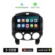 KIROSIWA MAZDA 2 2007-2014 Android οθόνη αυτοκίνητου 2GB με GPS WI-FI (ηχοσύστημα αφής 9 ιντσών OEM Android Auto Apple Carplay Youtube Playstore MP3 USB Radio Bluetooth Mirrorlink εργοστασιακή, 4x60W, AUX)