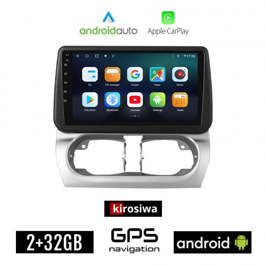 KIROSIWA OPEL CORSA C (2000 - 2006) Android οθόνη 9 αυτοκίνητου 2GB με GPS WI-FI (Youtube Bluetooth USB Mirrorlink Playstore αφής Android Auto Apple Carplay MP3 ιντσών 4x60W ηχοσύστημα)