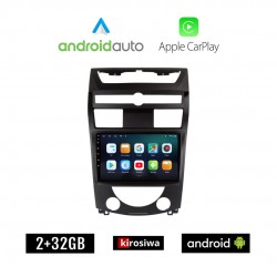 KIROSIWA SSANGYONG REXTON (2006-2015) Android οθόνη αυτοκίνητου 2GB με GPS WI-FI (ηχοσύστημα αφής 9" ιντσών OEM Android Auto Apple Carplay Youtube Playstore MP3 USB Radio Bluetooth Mirrorlink εργοστασιακή, 4x60W, AUX)