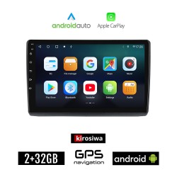 KIROSIWA NISSAN PRIMASTAR (2001 - 2014) Android οθόνη αυτοκίνητου 2GB με GPS WI-FI (ηχοσύστημα αφής 10" ιντσών Android Auto Apple Carplay Youtube Playstore MP3 USB Radio Bluetooth Mirrorlink εργοστασιακή, 4x60W)