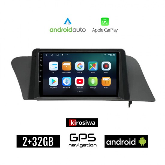KIROSIWA LEXUS RX (2009 - 2014) Android οθόνη αυτοκίνητου 2GB με GPS WI-FI (ηχοσύστημα αφής 9 ιντσών Android Auto Apple Carplay Youtube Playstore MP3 USB Radio Bluetooth Mirrorlink εργοστασιακή, 4x60W, AUX)